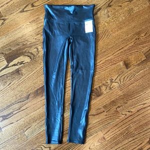 Spanx Faux Leather Leggings NWT